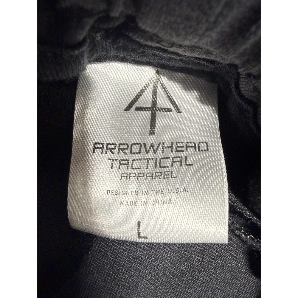 Arrowhead Tactical Apparel Shorts Mens Large Black Athletic Stretch 8 Inseam - Picture 3 of 10